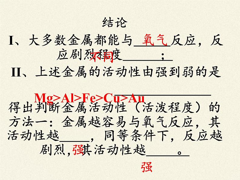 人教版(五四制)九年级全一册化学 第一单元 课题2 金属的化学性质(3)(课件)05