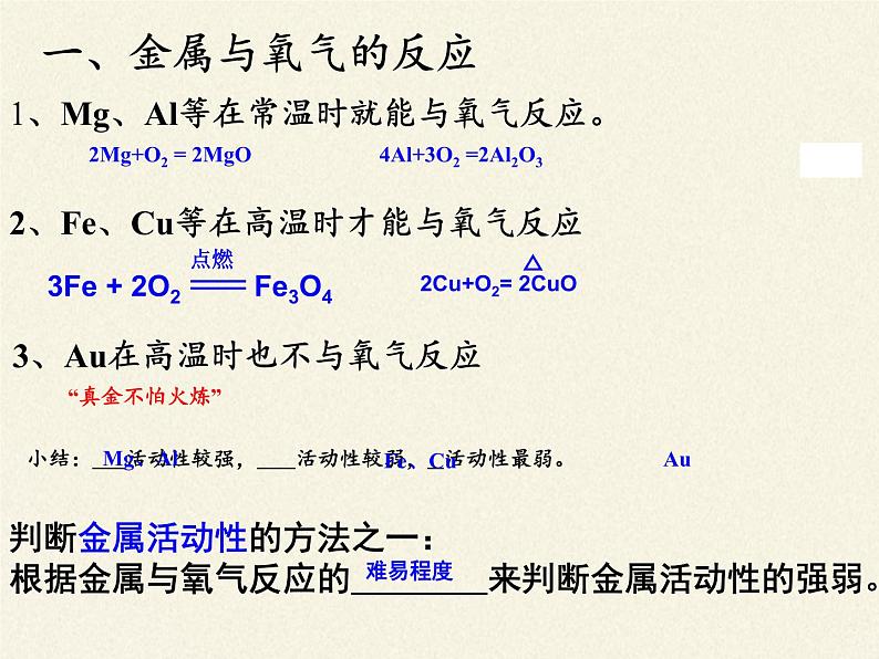 人教版(五四制)九年级全一册化学 第一单元 课题2 金属的化学性质(8)(课件)05