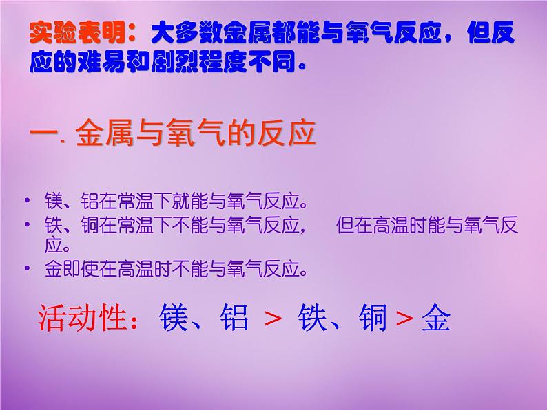 人教版初中化学九下《第八单元 课题2 金属的化学性质》课件PPT08