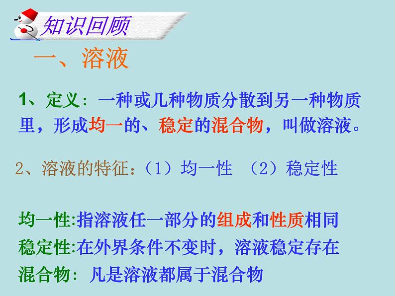 人教版初中化学九下《第九单元 溶液》课件PPT第4页