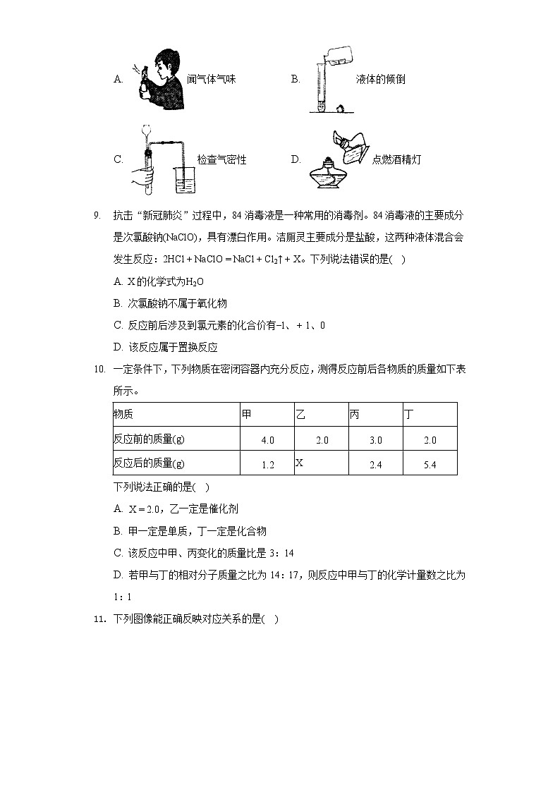 2020-2021学年河南省平顶山市九年级(上)期末化学试卷第2页