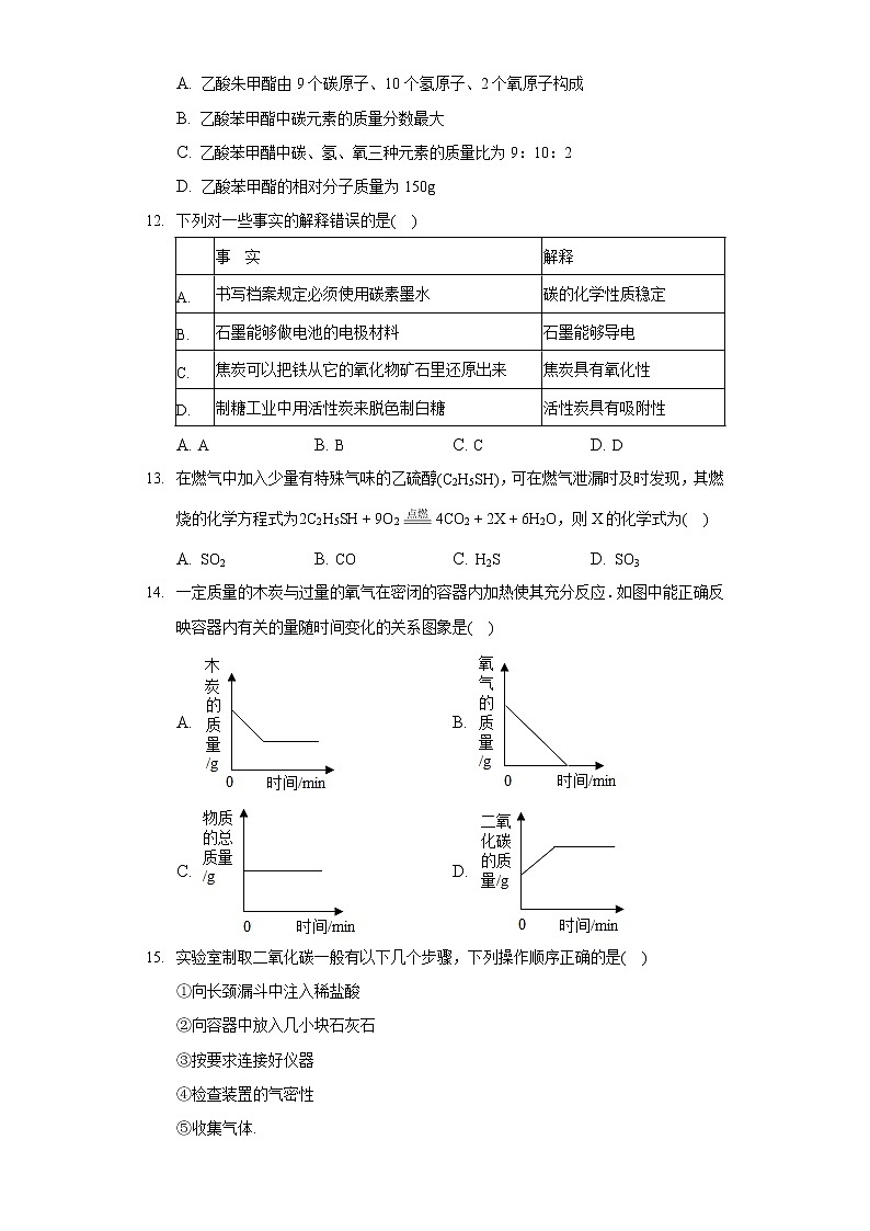2020-2021学年河北省保定市定州市九年级(上)期末化学试卷03