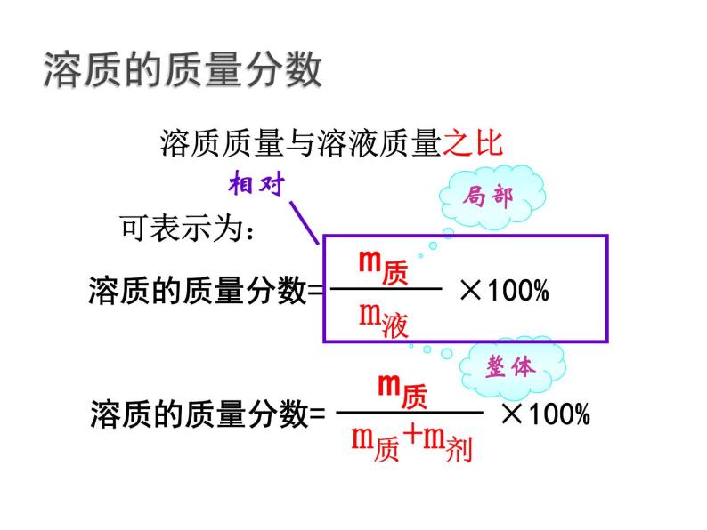 北京课改版九年级化学下册 9.2溶液组成的定量表示 课件08