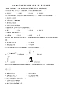 2021-2022学年河南省信阳市九年级（上）期中化学试卷(无答案)