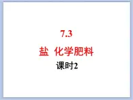 仁爱湘教版九下化学 7.3《盐、化学肥料》第二课时 (共28张PPT)