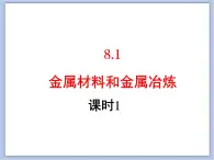 仁爱湘教版九下化学 8.1《金属材料与金属冶炼》第一课时 (共22张PPT)