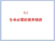 仁爱湘教版九下化学 9.1《生命必需的营养物质》课件(共28张ppt)