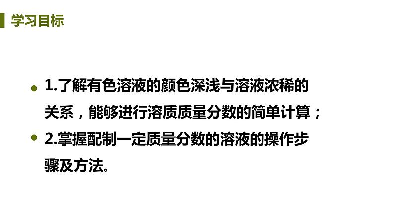 7.3 溶液浓稀的表示 课件-2020-2021学年九年级化学下册(科粤版)第2页
