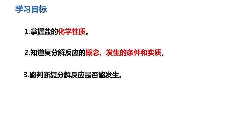 人教版九年级化学下册 第十一单元 课题1 生活中常见的盐 第2课时 复分解反应和盐的化学性质 课件及教案02