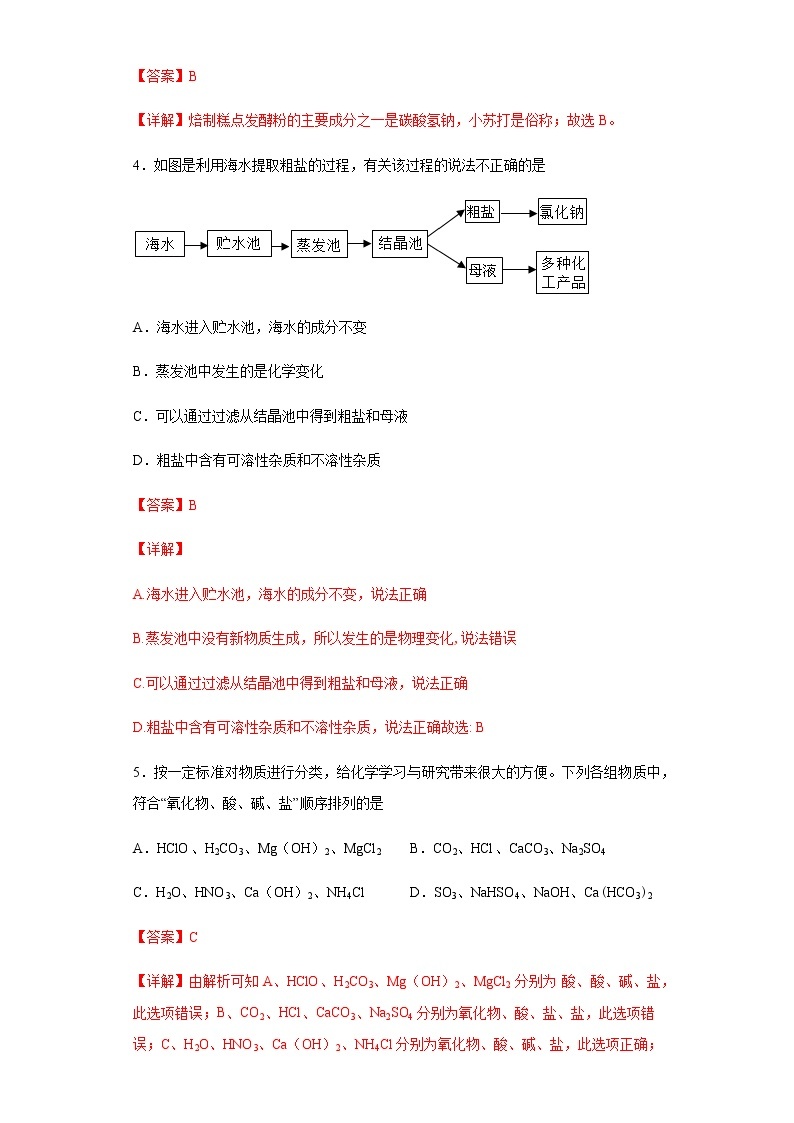 人教版化学九下11.1《生活中常见的盐》课件+同步练习+内嵌视频02