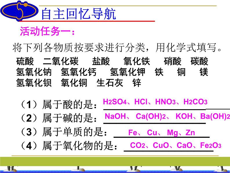 2020-2021学年人教版(五四学制)化学九年级全册 第十单元 课题1 常见的酸和碱复习 课件第6页