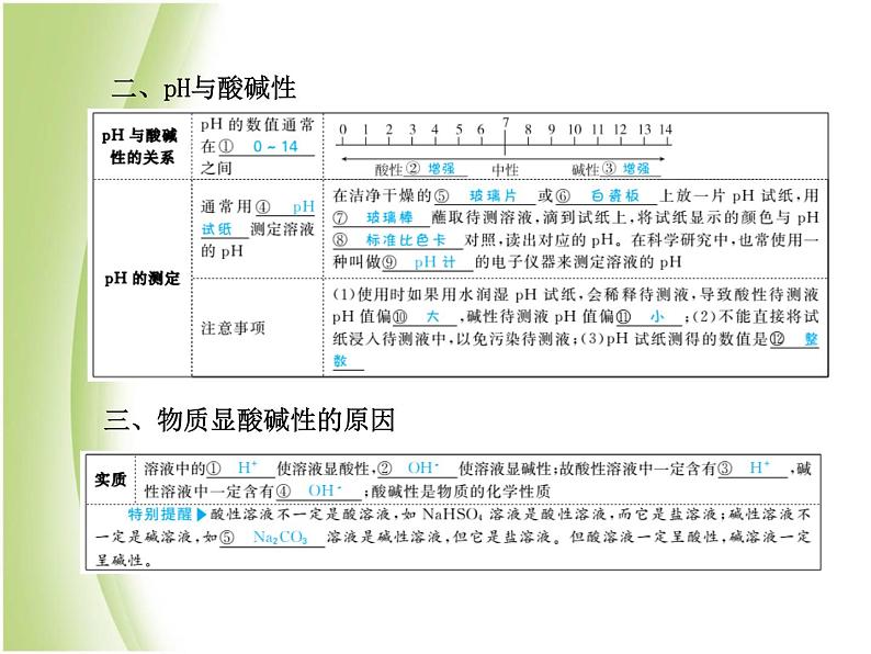 青岛专版中考化学总复习第一部分主题六常见的酸和碱第2课时溶液的酸碱性与中和反应课件鲁教版第4页