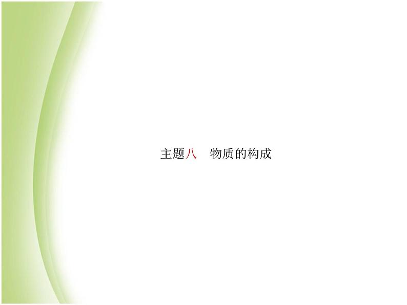 青岛专版中考化学总复习第一部分主题八物质的构成课件鲁教版第2页