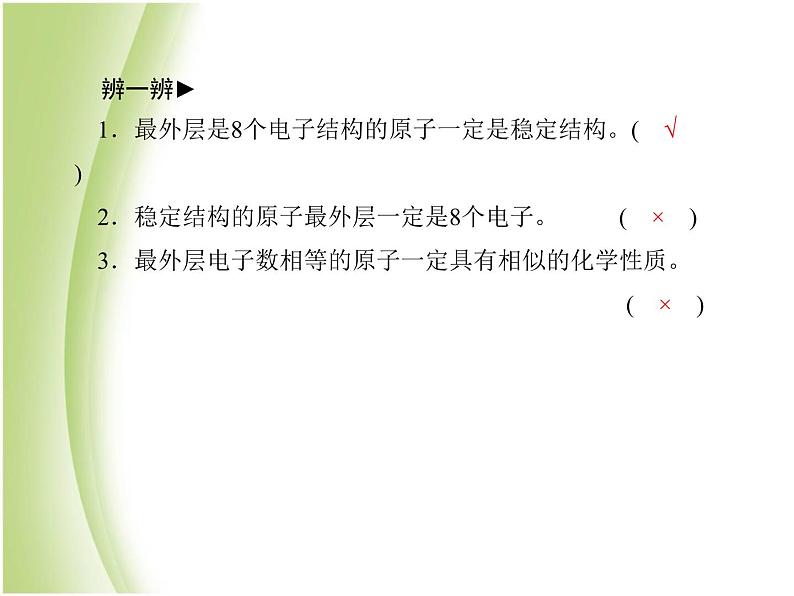 青岛专版中考化学总复习第一部分主题八物质的构成课件鲁教版第8页