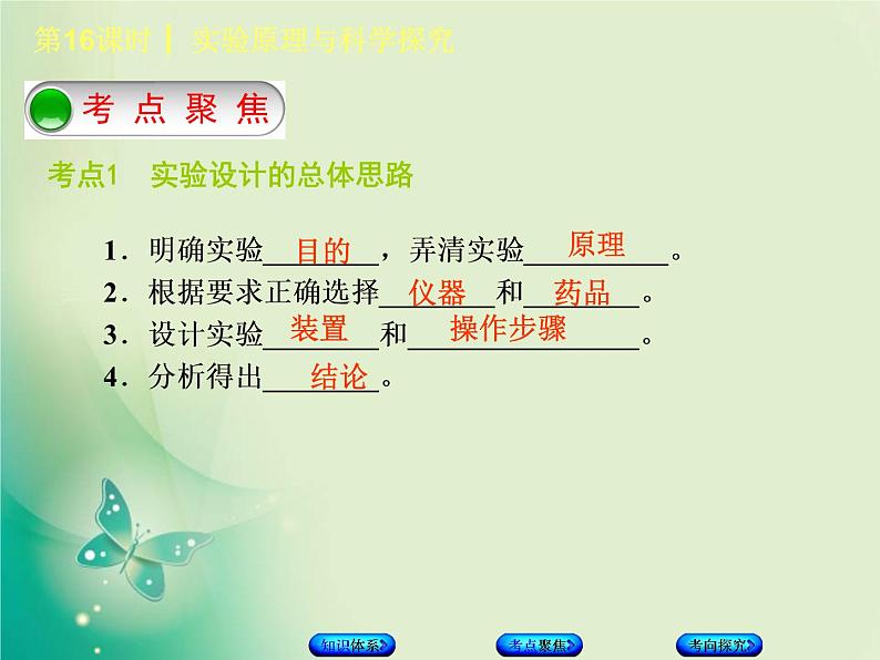 北京专版中考化学基础复习五科学探究第16课时实验原理与科学探究课件第3页