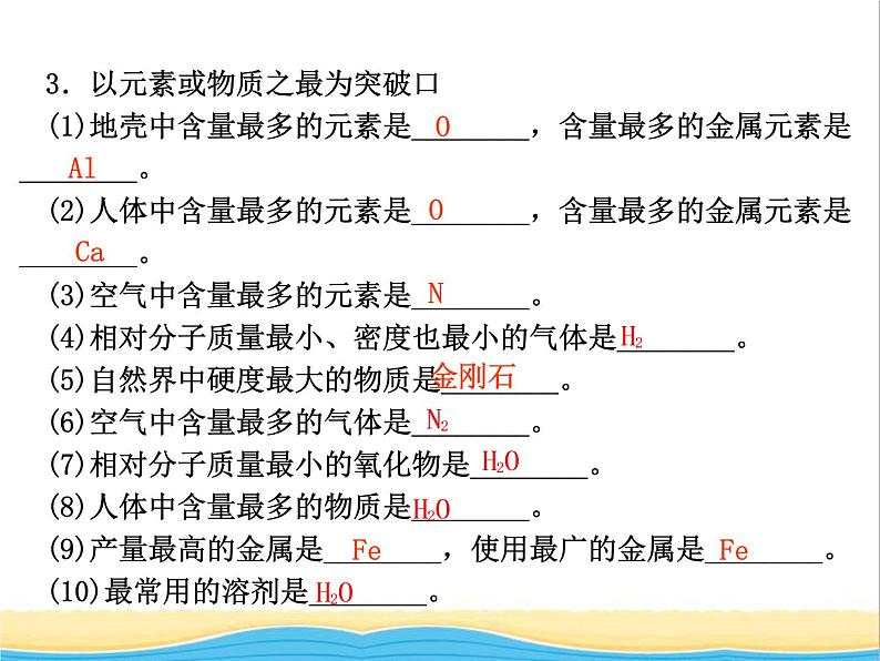 中考化学专题复习题型突破三物质推断题课件新人教版第7页