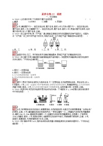 课标通用安徽省中考化学总复习练习10溶液