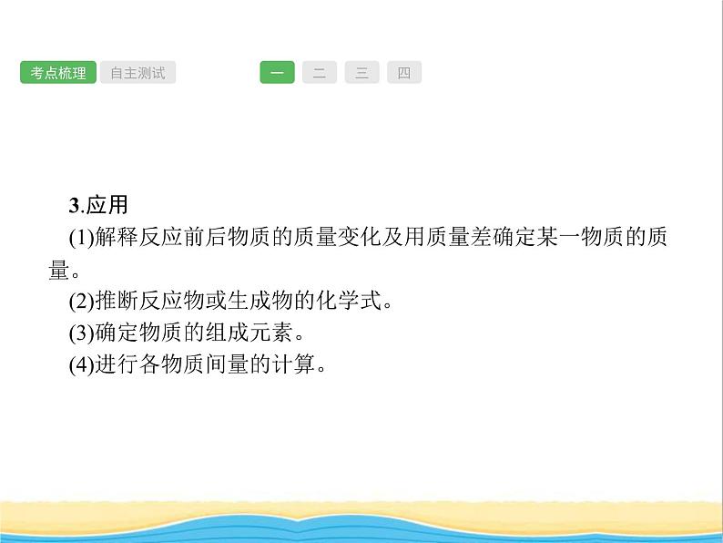 中考化学总复习优化设计专题基础知识过关第五单元化学方程式课件03