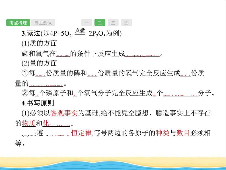 中考化学总复习优化设计专题基础知识过关第五单元化学方程式课件05