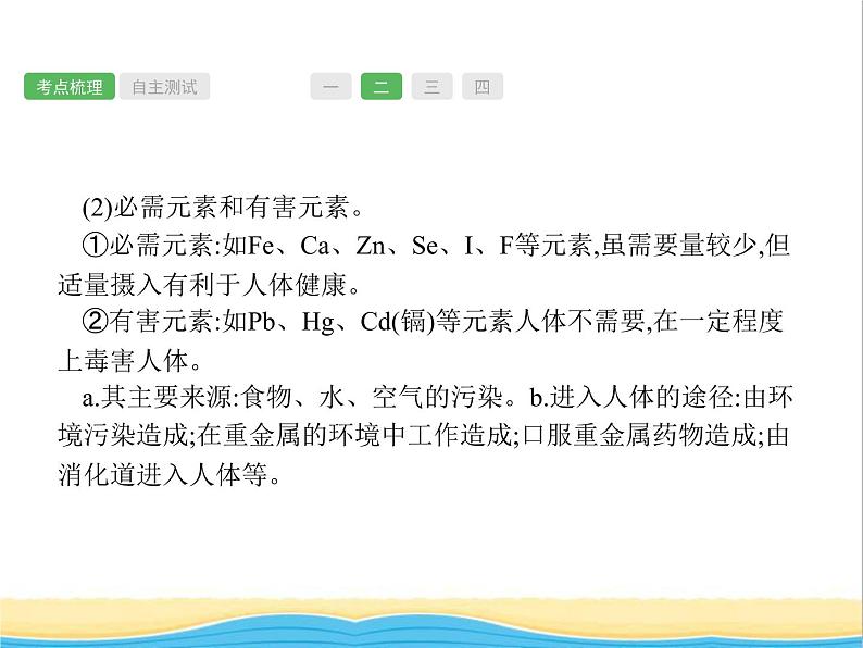 中考化学总复习优化设计专题基础知识过关第十二单元化学与生活课件第7页