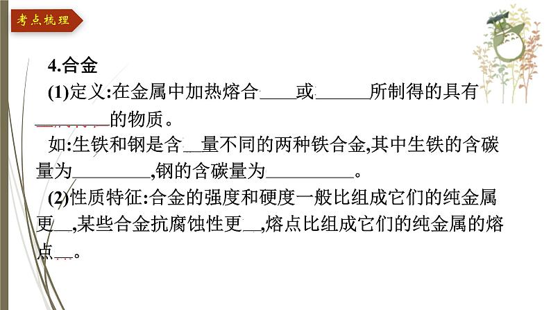 人教版中考化学一轮复习课件第八单元 金属和金属材料第6页