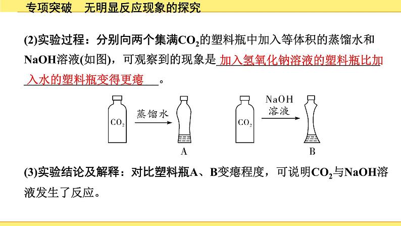 07.专项突破 无明显反应现象的探究第5页