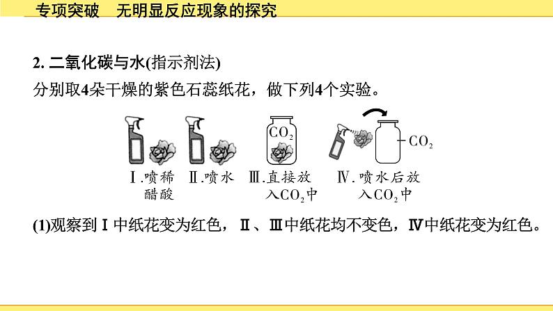 07.专项突破 无明显反应现象的探究第7页