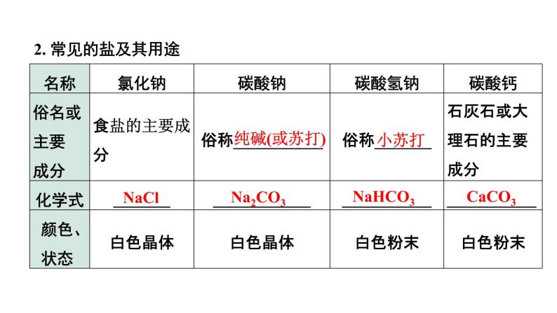 2022年陕西省中考化学一轮复习课件：主题6　盐　化肥03