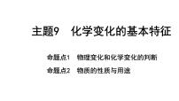 2022年陕西省中考化学一轮复习课件：主题9　化学变化的基本特征