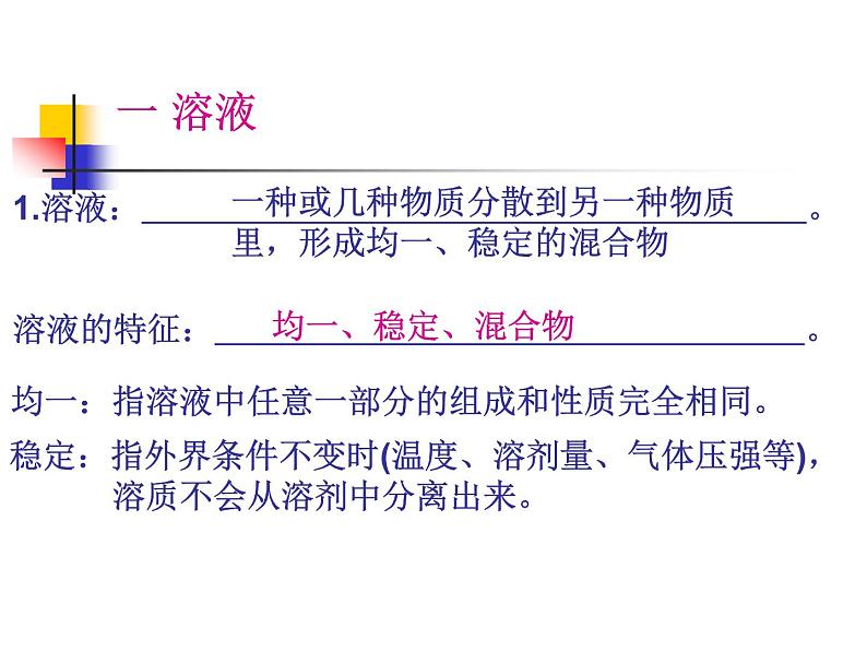 沪教版化学第3单元 溶液各课题第一课时课件PPT第7页