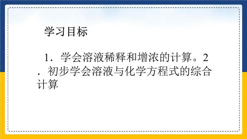 9.3.2 溶液的浓度 同步课件第2页