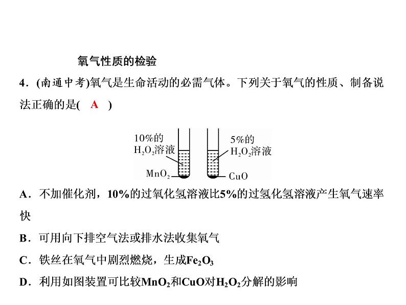 2-实验活动1 氧气的实验室制取与性质课件PPT第7页