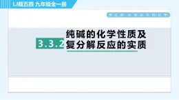 鲁教五四版九年级全一册化学 第3单元 3.3.2 纯碱的化学性质及复分解反应的实质 习题课件