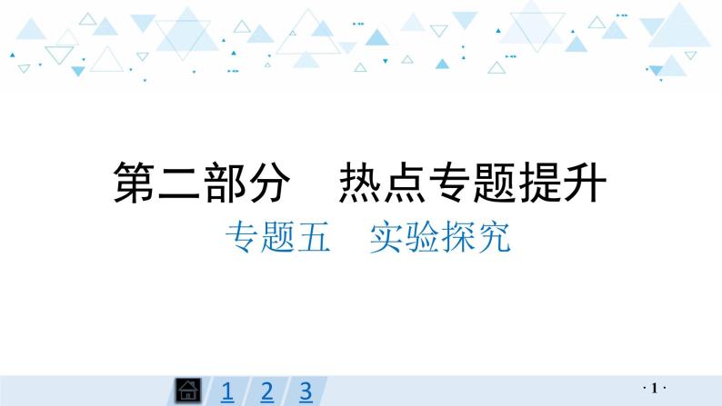 中考化学总复习专题五  实验探究课件01