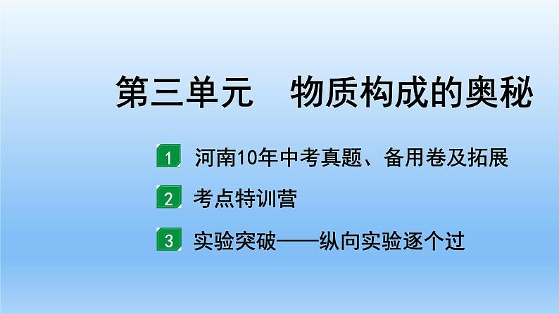 2022中考一轮单元复习 03.第三单元 物质构成的奥秘课件PPT第3页