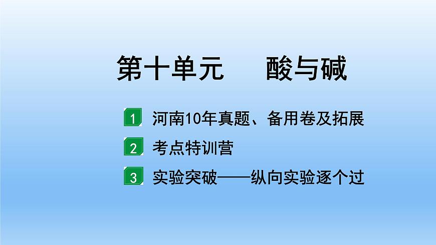 2022中考一輪單元復(fù)習(xí)  10.第十單元  酸和堿課件PPT第2頁
