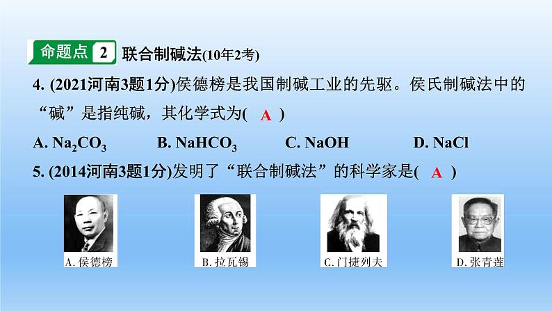 2022中考一轮单元复习 11.第十一单元 盐 化肥课件PPT第6页