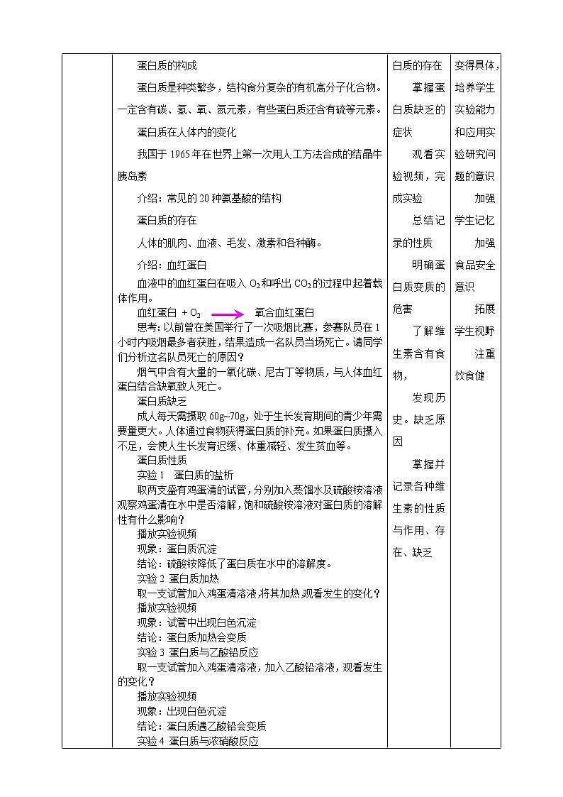 8.3 蛋白质 维生素(课件+教案+练习+导学案)02