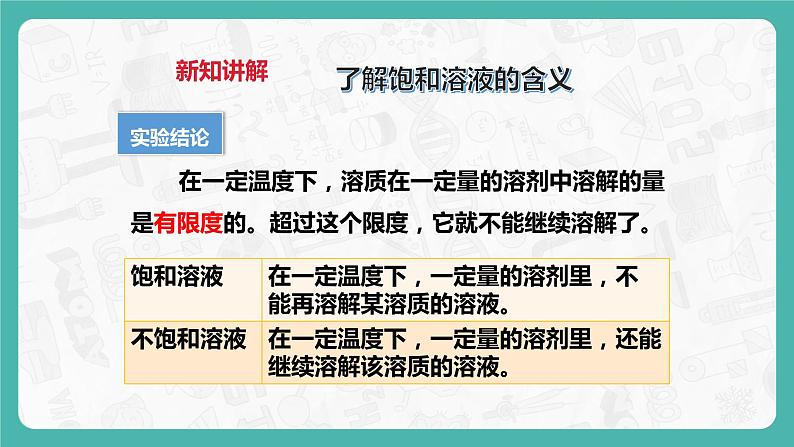 7.2 物质溶解的量(第1课时)课件第7页