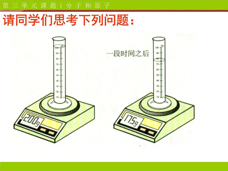 人教版九年级化学第3单元课题1分子和原子 课件03