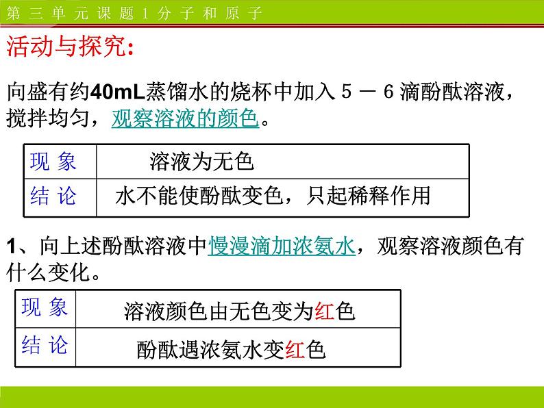 人教版九年级化学第3单元课题1分子和原子 课件08