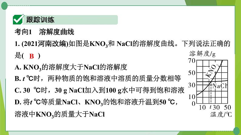 2022年中考化学一轮专题复习专题7 溶解度曲线及溶解度表课件PPT第2页