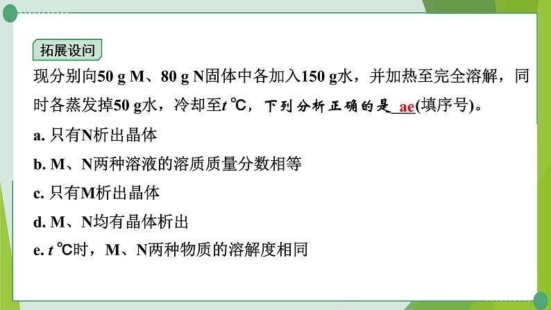 2022年中考化学一轮专题复习专题7 溶解度曲线及溶解度表课件PPT第4页
