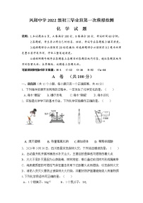 四川省内江市威远县凤翔中学2021-2022学年九年级下学期第一次模拟考试化学试题