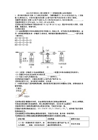 2022年中考化学二轮专题复习——实验探究题之成分类探究