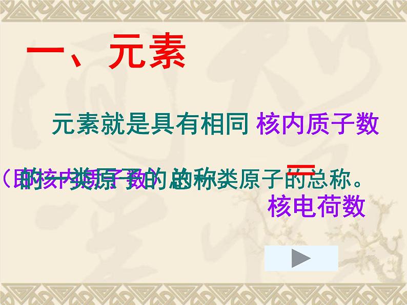 鲁教版九年级化学上册 2.4 元素 课件第6页