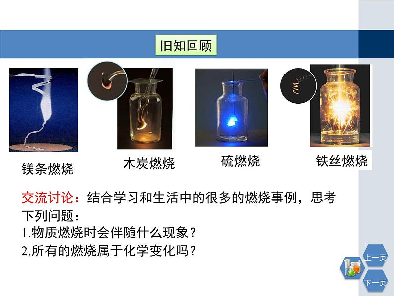 沪教版 九年级上册 4.1常见的化学反应-燃烧课件PPT05