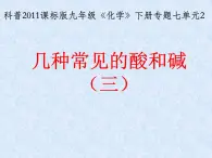 仁爱版九年级下册化学 7.2几种常见的酸和碱 课件