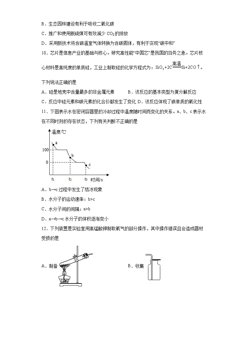 2022年重庆市南川区中考一模化学试题(word版含答案)第2页