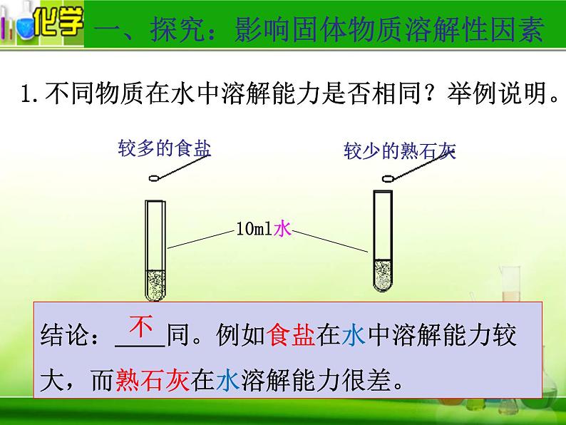 鲁教版九年级下册化学 8.2海水“晒盐” 课件第3页